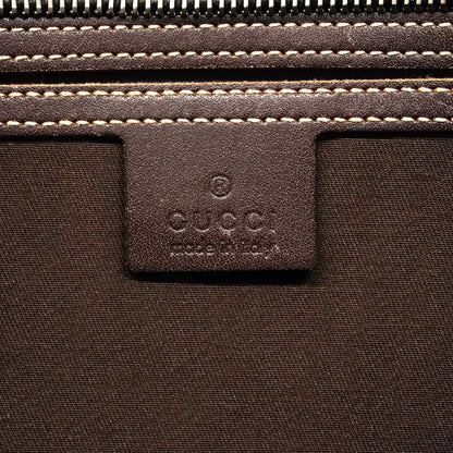 Gucci Tote GG Supreme Brown Silver — view 5