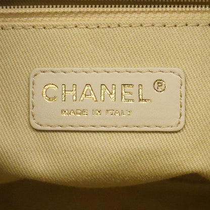 Chanel Chain Tote Deauville Denim Blue Gold — view 5