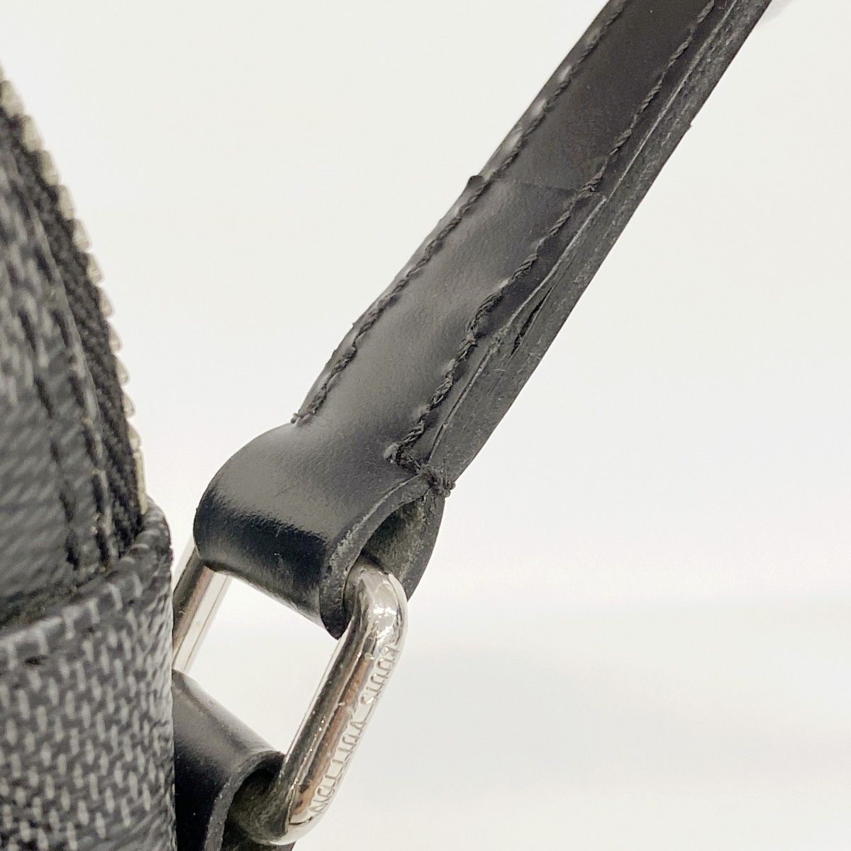 Louis Vuitton Shoulder Bag Damier Graphite Rem Black Gray — view 7