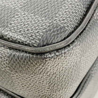 Louis Vuitton Shoulder Bag Damier Graphite Rem Black Gray — view 6