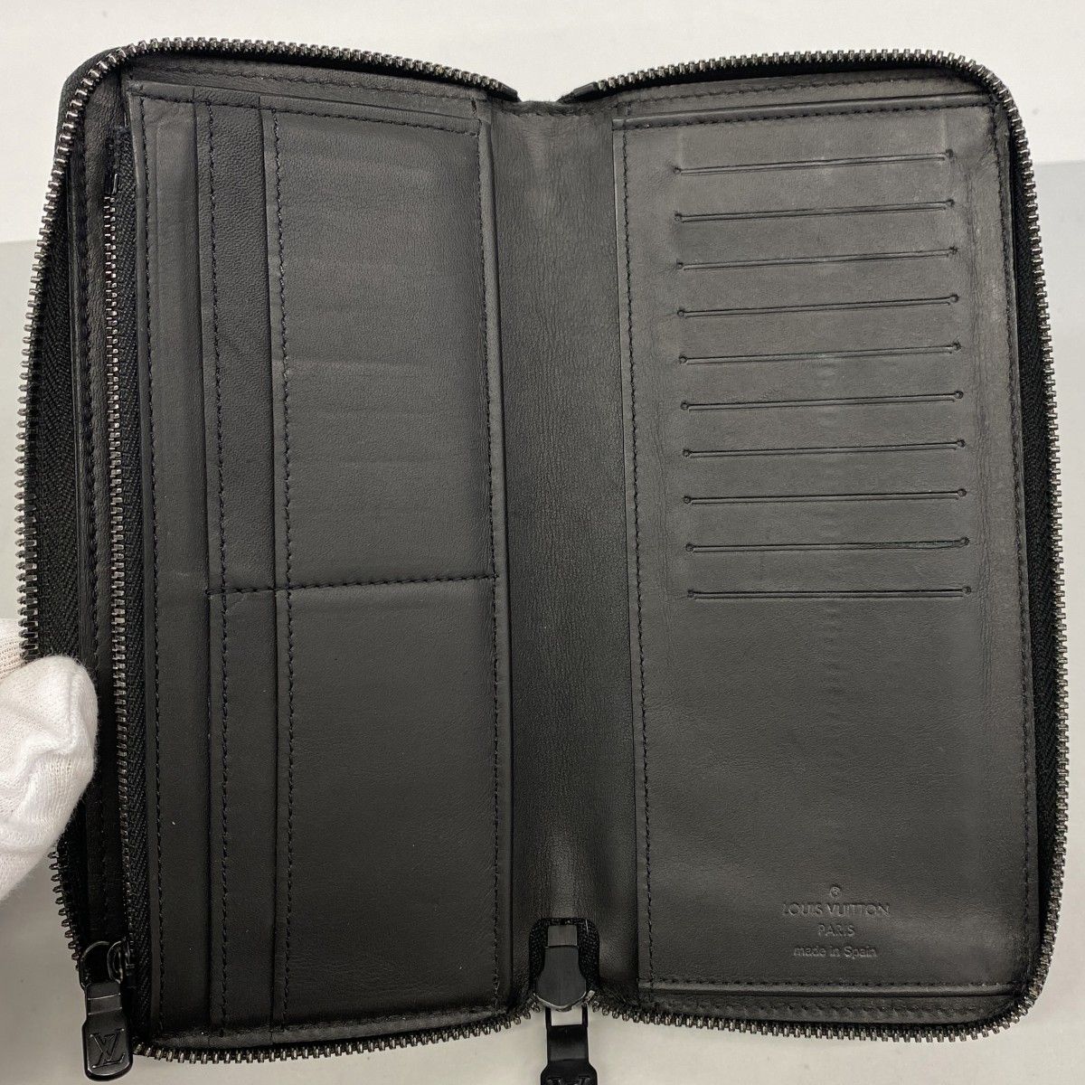 Louis Vuitton Wallet Monogram Shadow Zippy Walletvertical Noir — view 3