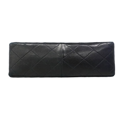 Chanel Shoulder Bag Quilted Lambskin Black Gold — view 3