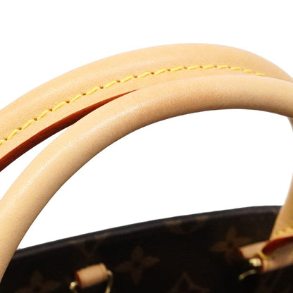 Louis Vuitton Handbag Monogram Mont MM Brown 2-Way — view 6