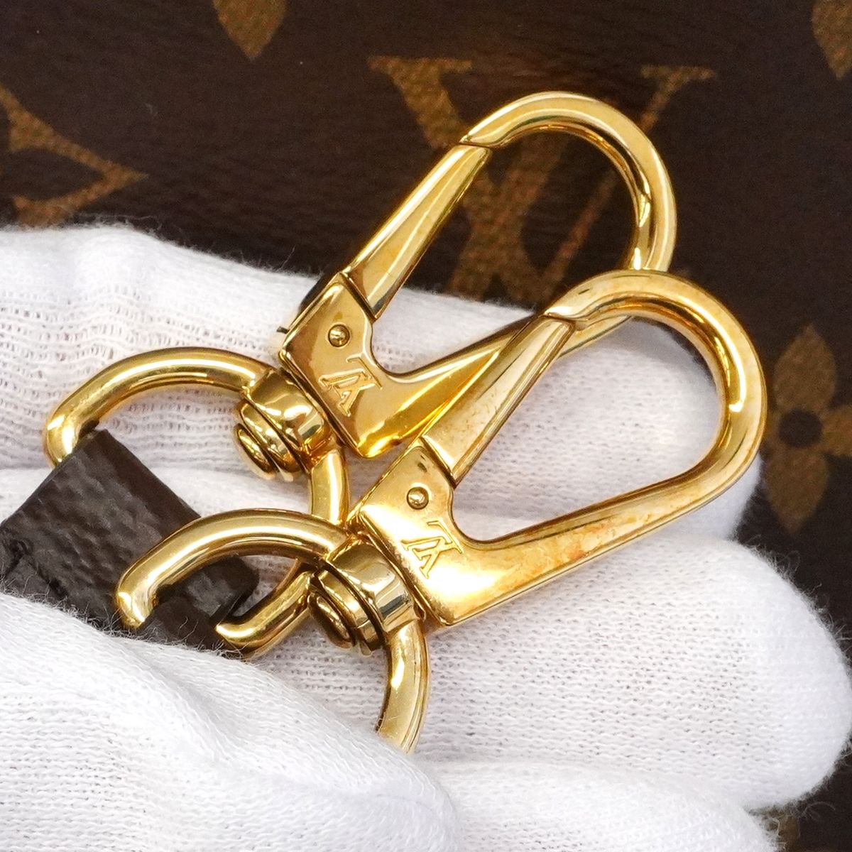 Louis Vuitton Handbag Monogram Mont MM Brown 2-Way — view 7