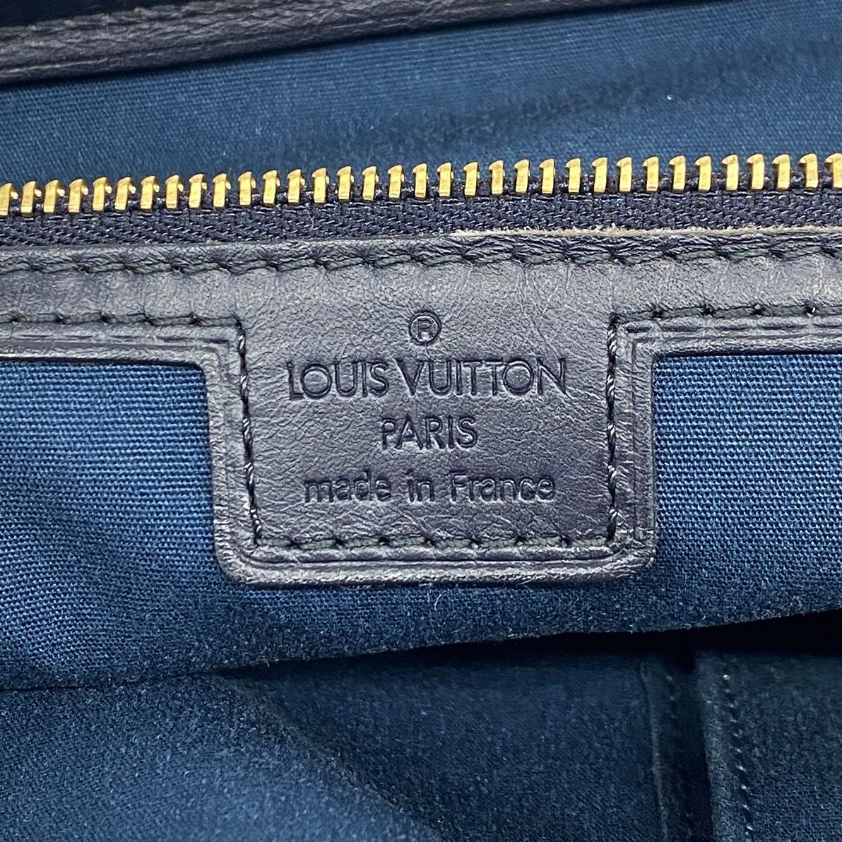 Louis Vuitton Handbag Monogram Mini PM Blue — view 5