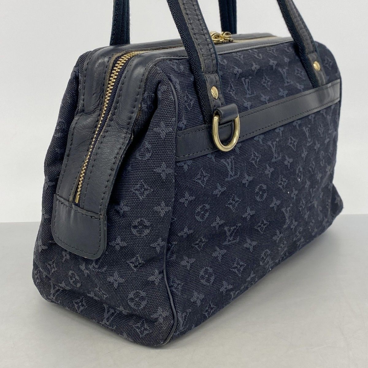 Louis Vuitton Handbag Monogram Mini PM Blue — view 2