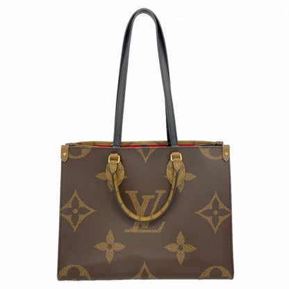 Louis Vuitton Tote Monogram Giant Reverse On The Go MM Brown 2-Way