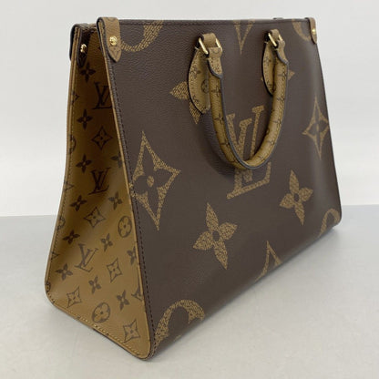 Louis Vuitton Tote Monogram Giant Reverse On The Go MM Brown 2-Way — view 2