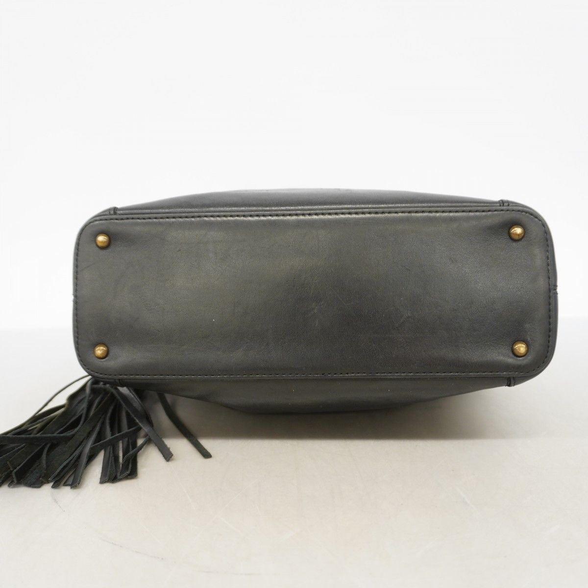 Chanel Tote Leather Black Silver — view 3