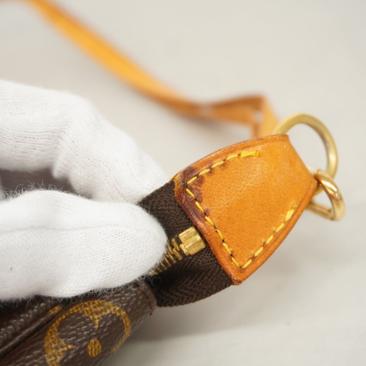 Louis Vuitton Pouch Monogram Pochette Soir Brown — view 8
