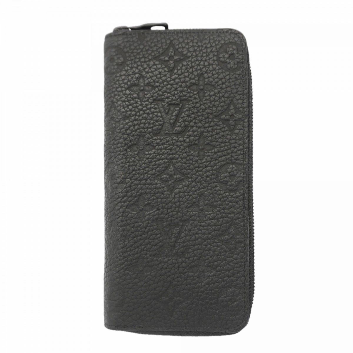 Louis Vuitton Wallet Monogram Taurillon Zippy Walletvertical Noir