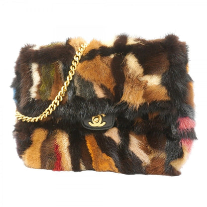 Chanel Shoulder Bag Multicolor Gold