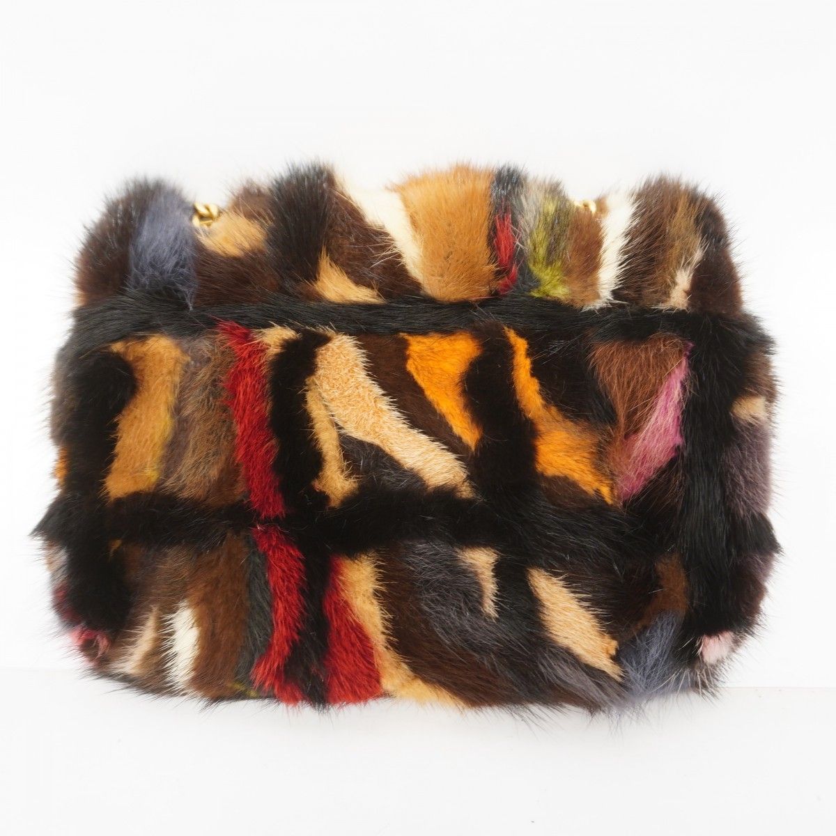 Chanel Shoulder Bag Multicolor Gold — view 8