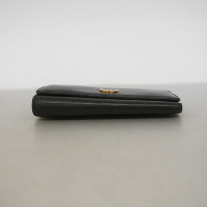 Chanel Key Case Here Caviar Leather Black Gold Key Holder — view 2