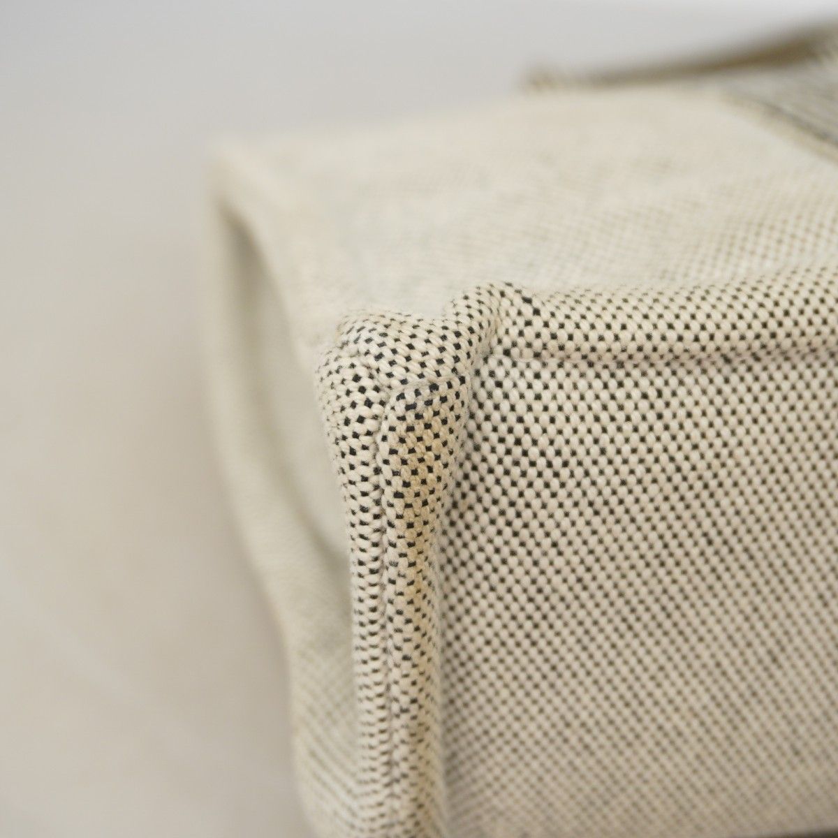 Hermes Tote Fourre Tout Canvas Gray Silver — view 6
