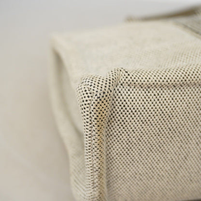 Hermes Tote Fourre Tout Canvas Gray Silver — view 6