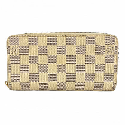 Louis Vuitton Wallet Damier Azur Zippy White