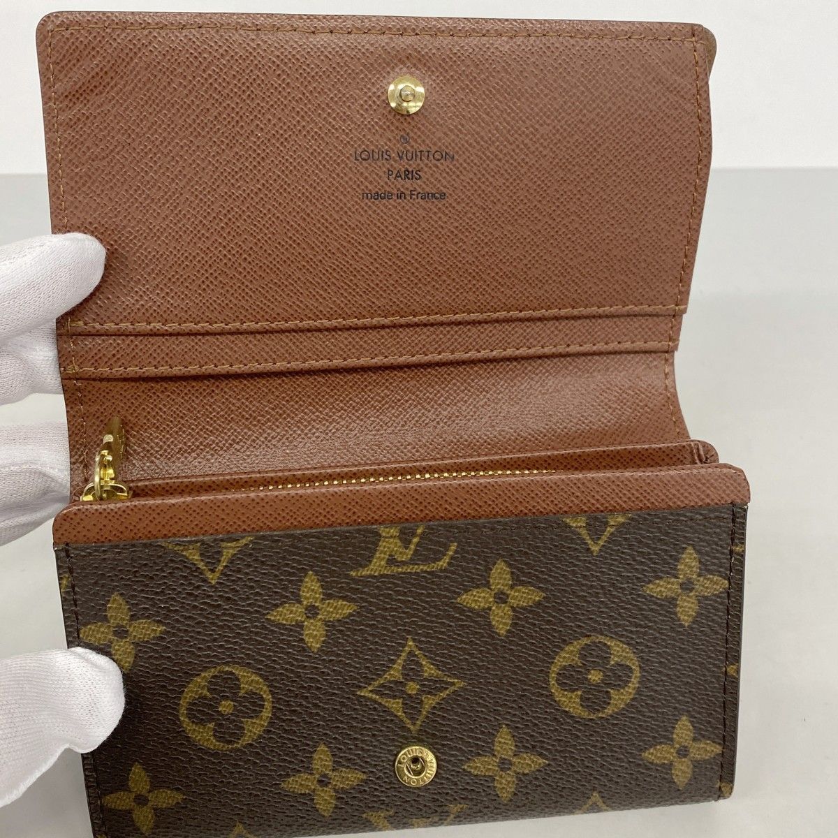 Louis Vuitton Wallet Monogram Porte-Monnaie Brown — view 9