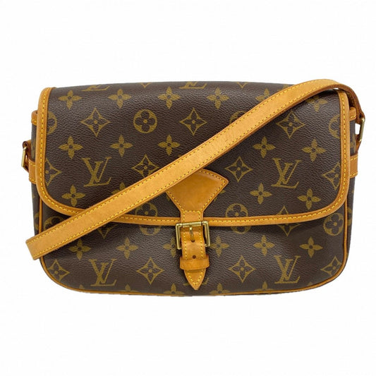 Louis Vuitton Shoulder Bag Monogram Sologne Brown