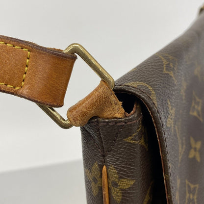 Louis Vuitton Shoulder Bag Monogram Musette Brown — view 8