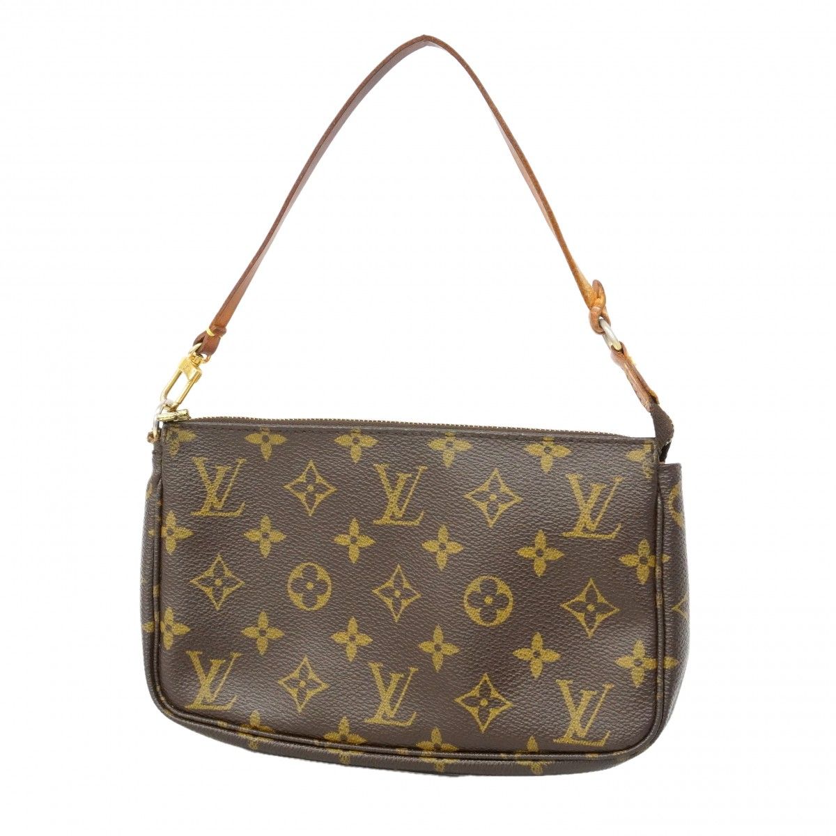 Louis Vuitton Pouch Monogram Pochette Soir Brown