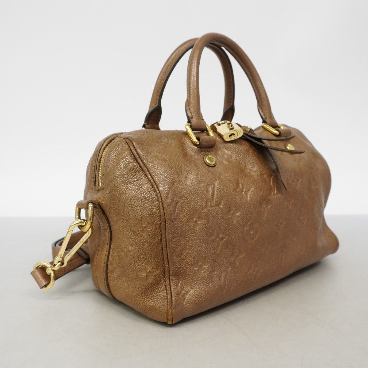 Louis Vuitton Handbag Monogram Empreinte Speedy Bandouliere 25 Blanc 2-Way — view 2