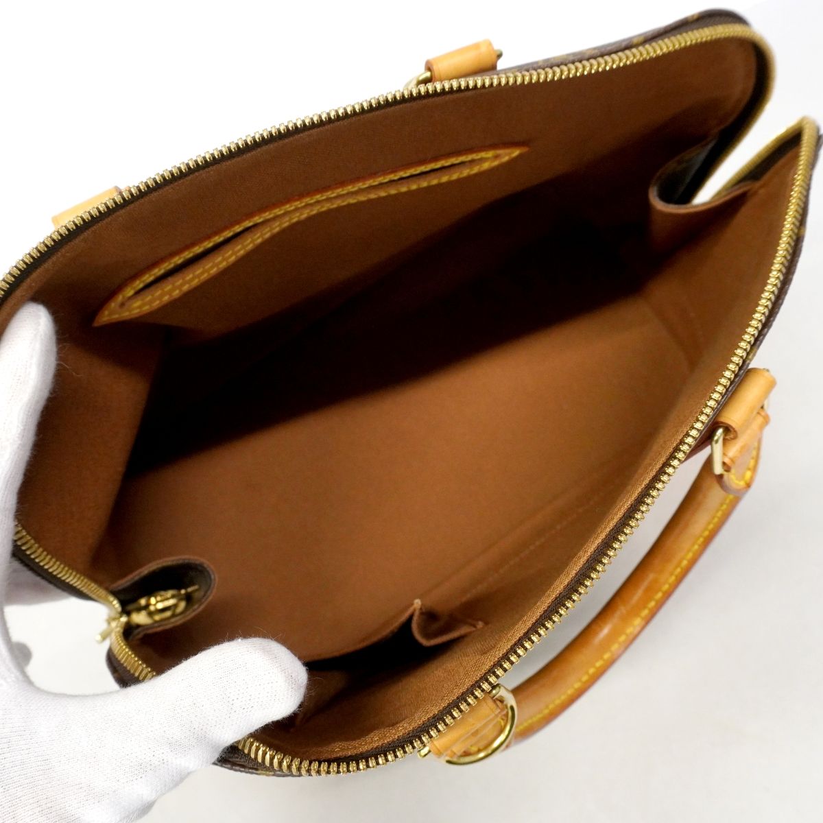 Louis Vuitton Handbag Monogram Alma Brown — view 4