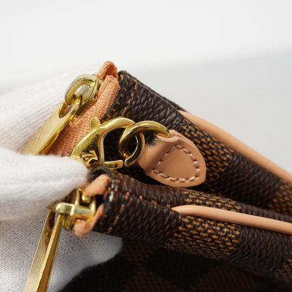 Louis Vuitton Shoulder Bag Damier Pochette zip Ebenuladies — view 7