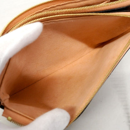 Louis Vuitton Shoulder Bag Damier Pochette zip Ebenuladies — view 8