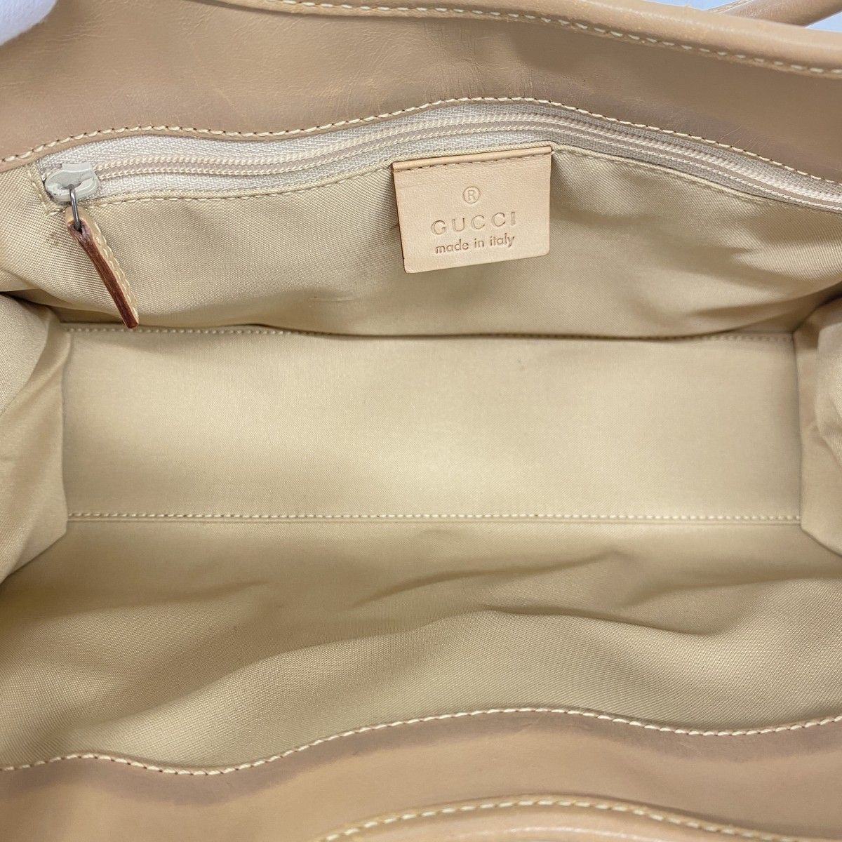 Gucci Handbag Jackie Jumbo GG 002 Canvas Lightbrown Silver — view 4