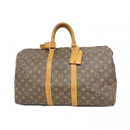 Louis Vuitton Boston Bag Monogram Keepall 45 Brown