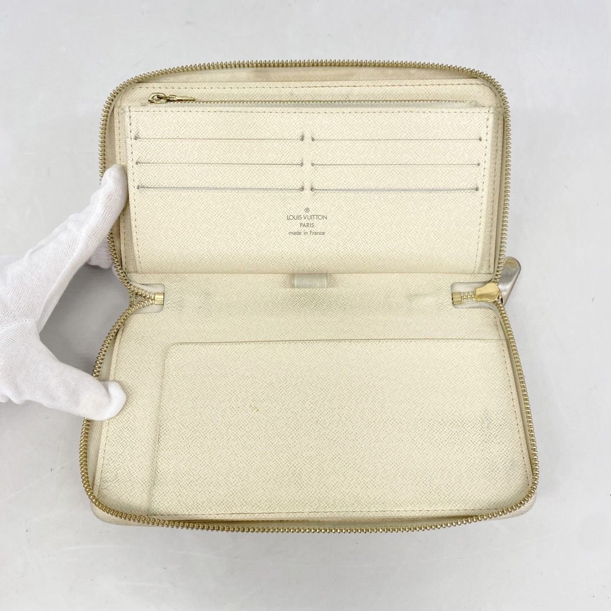 Louis Vuitton Wallet Damier Azur White — view 3
