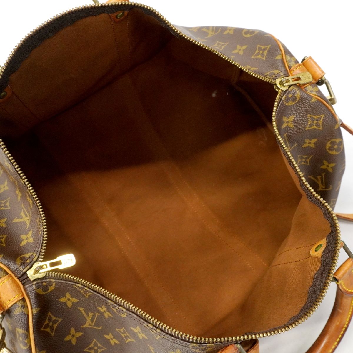 Louis Vuitton Shoulder Bag Monogram Keepall Bandouliere 50 Brown — view 4