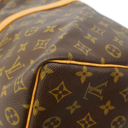 Louis Vuitton Boston Bag Monogram Keepall 50 Brown — view 6