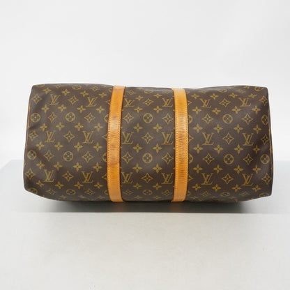 Louis Vuitton Boston Bag Monogram Keepall 50 Brown — view 3