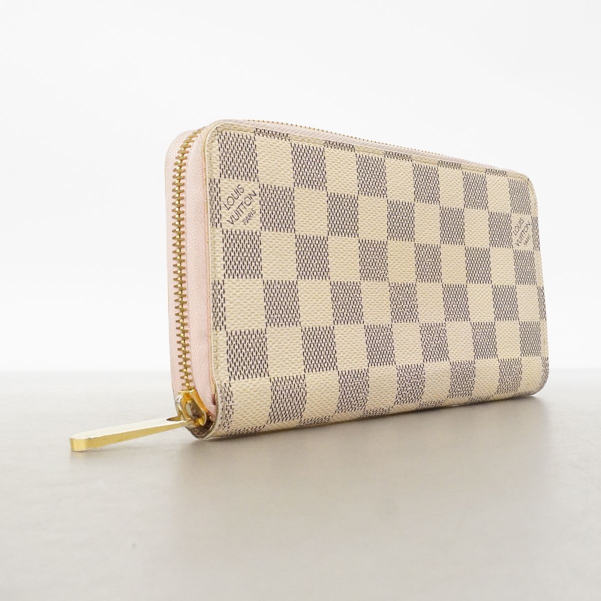 Louis Vuitton Wallet Damier Azur Zippy White — view 2