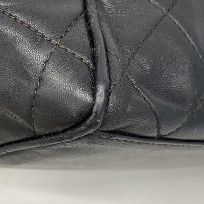 Chanel Handbag Quilted Lambskin Black Gold — view 7