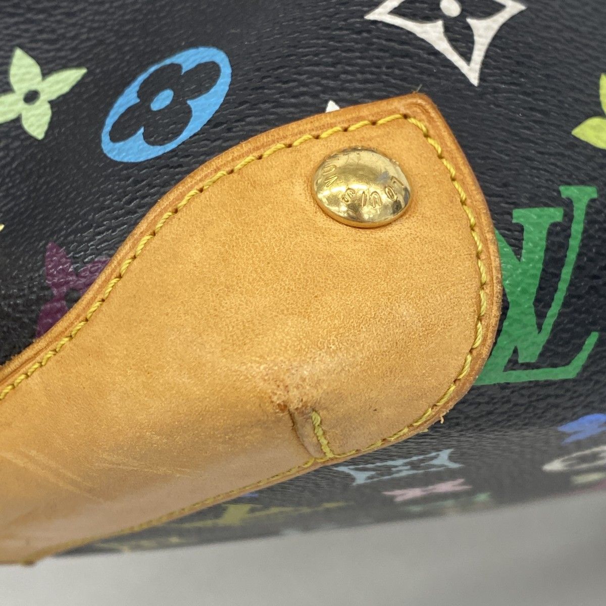 Louis Vuitton Handbag Monogram Multicolor Noir — view 7