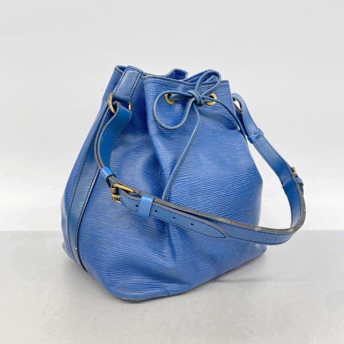 Louis Vuitton Shoulder Bag Epi Petit Noe Toledo Blue — view 2