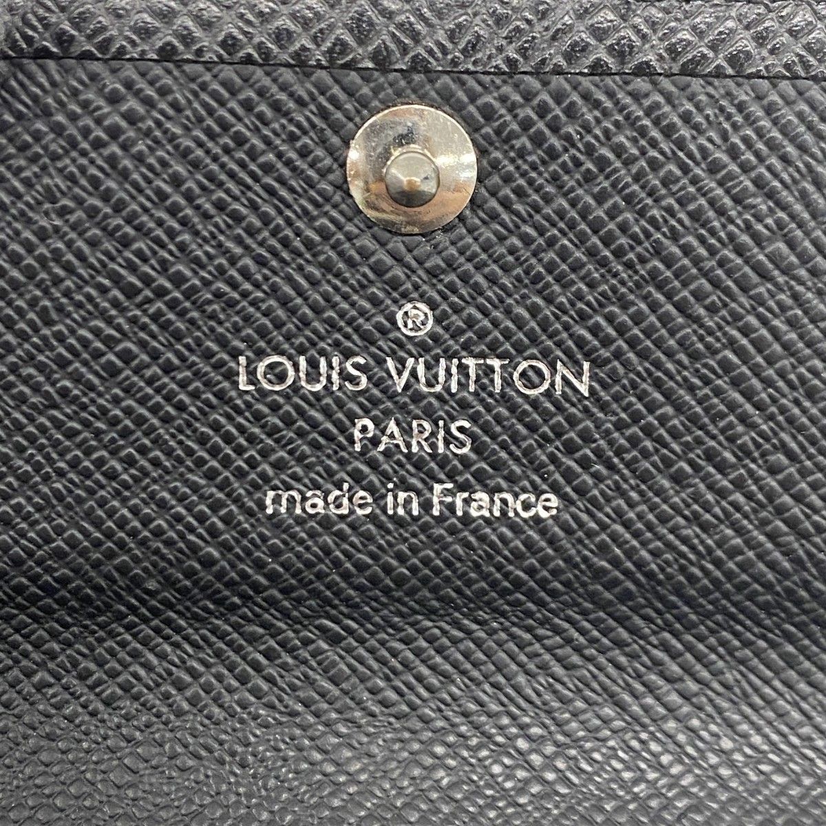 Louis Vuitton Key Case Taiga Multicles 6 Ardoise Key Holder — view 4