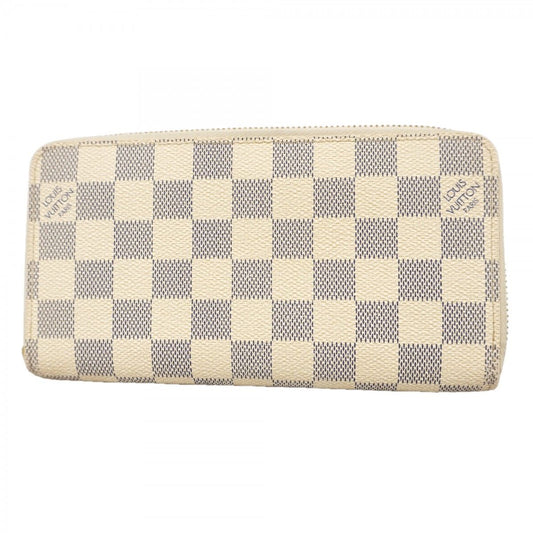 Louis Vuitton Wallet Damier Azur Zippy White