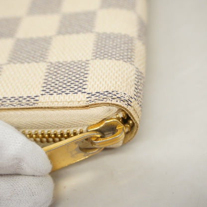 Louis Vuitton Wallet Damier Azur Zippy White — view 6