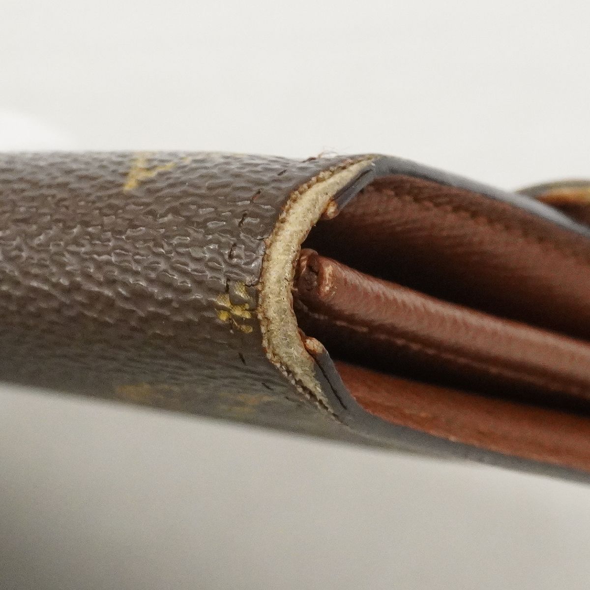 Louis Vuitton Wallet Monogram Pochette Porte-Monnaie Cles Brown — view 7