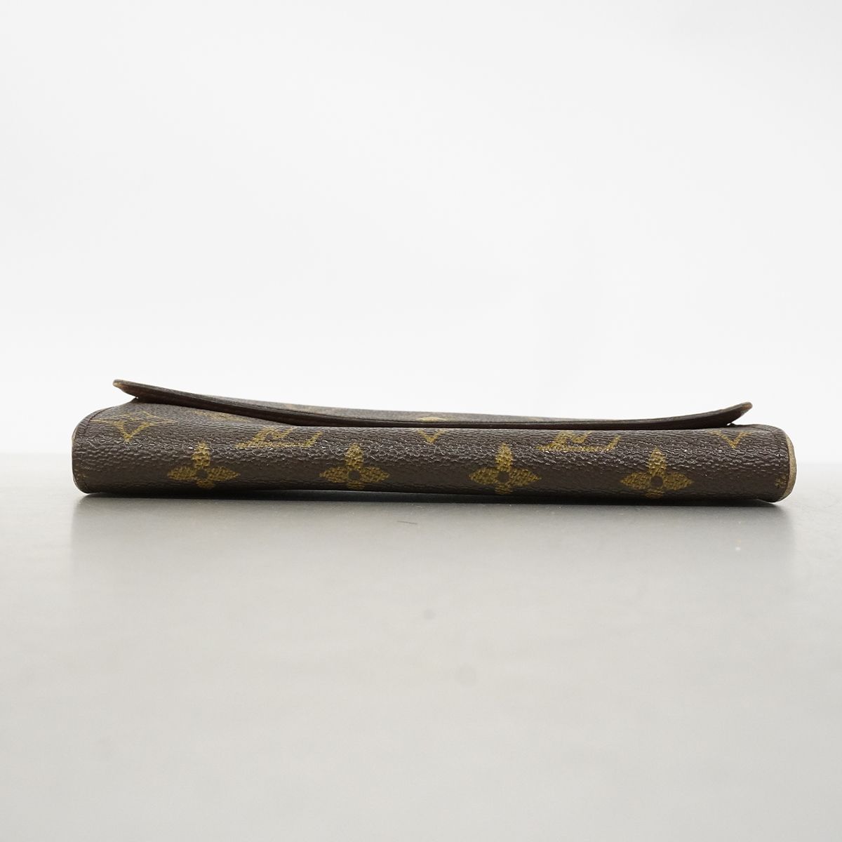 Louis Vuitton Wallet Monogram Pochette Porte-Monnaie Cles Brown — view 3