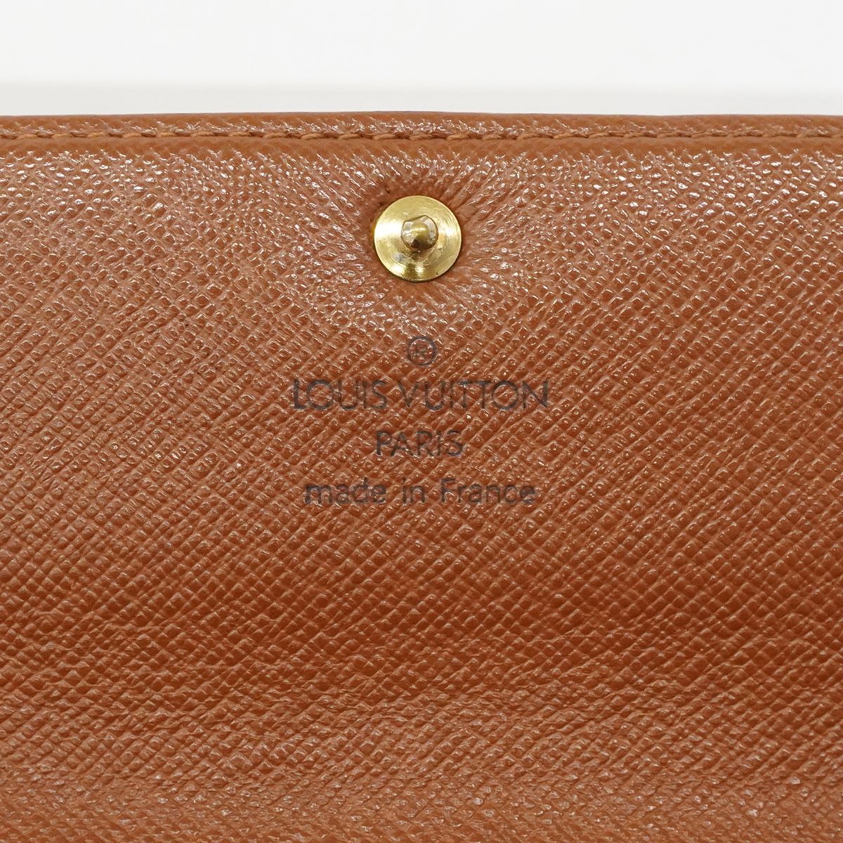 Louis Vuitton Wallet Monogram Pochette Porte-Monnaie Cles Brown — view 5
