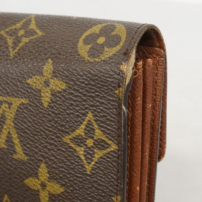 Louis Vuitton Wallet Monogram Pochette Porte-Monnaie Cles Brown — view 6