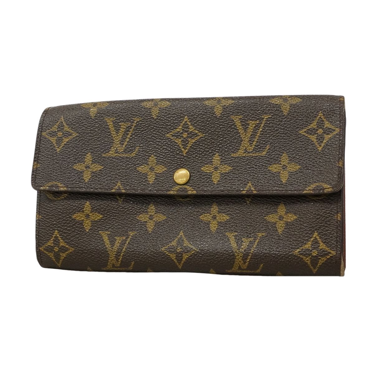 Louis Vuitton Wallet Monogram Pochette Porte-Monnaie Cles Brown