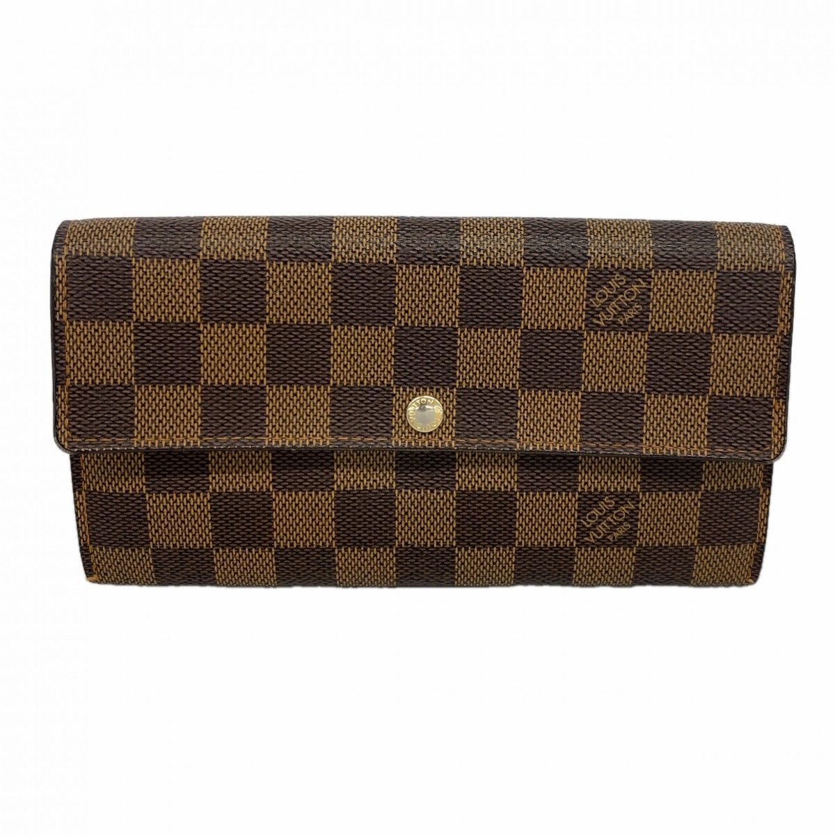 Louis Vuitton Wallet Damier Portefeuille Sarah Ebene