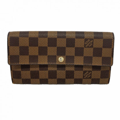 Louis Vuitton Wallet Damier Portefeuille Sarah Ebene