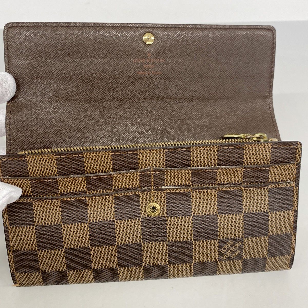 Louis Vuitton Wallet Damier Portefeuille Sarah Ebene — view 9